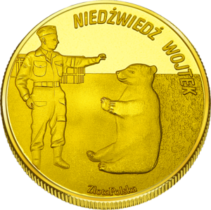 Medal: Muzeum II Wojny Światowej Niedźwiedź Wojtek 357