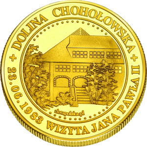 Medal: Schronisko w Dolinie Chochołowskiej w Tatrach Jan Paweł II 028