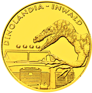 Medal Dinolandia Park Rozrywki w Inwałdzie T-Rex 134