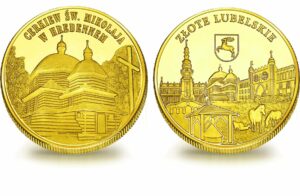 Medal pamiątkowy z Limitowanej Kolekcji Złotej Polski: Cerkiew św. Mikołaja w Hrebennem SPL_006