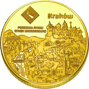 Medal: Podziemia Rynku w Krakowie 350