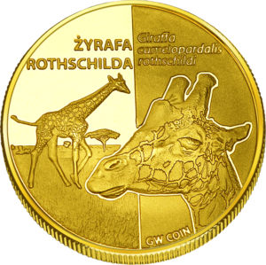 Medal: Ogród Zoologiczny w Krakowie Żyrafa 382