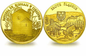 Medal pamiątkowy z Limitowanej Kolekcji Złotej Polski: Baszta Św. Mikołaja w Cieszynie SPL_016