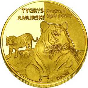 Medal Miejski Ogród Zoologiczny w Łodzi Tygrys Amurski 354
