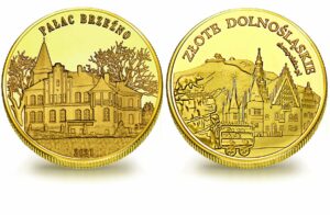 Medal pamiątkowy z Limitowanej Kolekcji Złotej Polski: Pałac Brzeźno SPL_030