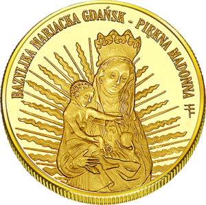 Medal: Bazylika Mariacka w Gdańsku – Madonna 462