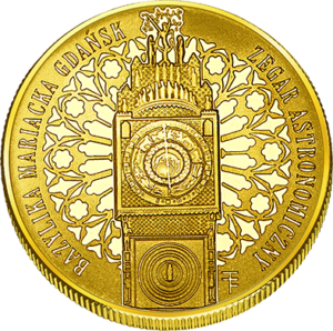 Medal: Bazylika Mariacka w Gdańsku – zegar 464
