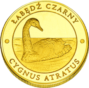 Medal: Miejski Ogród Zoologiczny w Gdańsku Łabędź 182N
