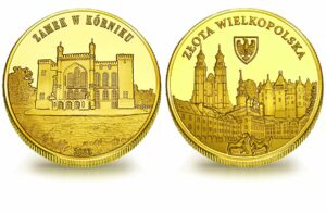 Medal pamiątkowy z Limitowanej Kolekcji Złotej Polski: Zamek w Kórniku SPL_040